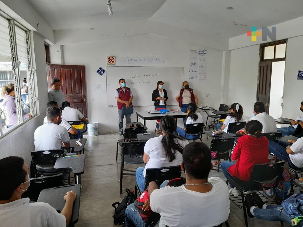 Promueve IVEA el programa “MONAE” en Tuxpan