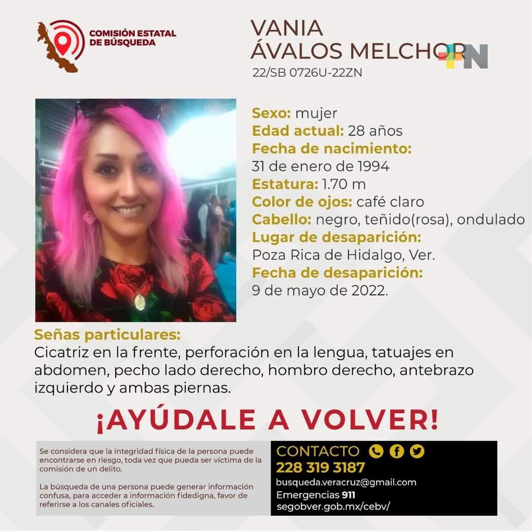 Se busca a Vania Ávalos Melchor