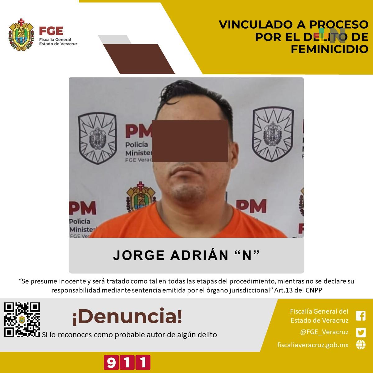Vinculado a proceso por presunto delito de feminicidio