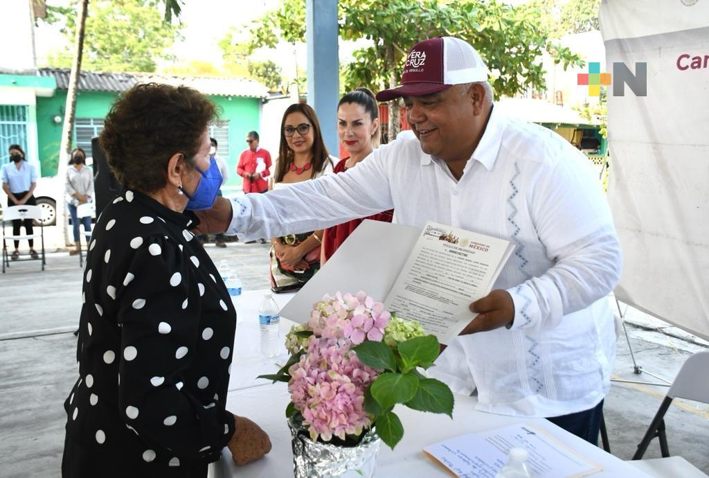 Encabeza Eric Cisneros entrega de Registros Agrarios en Úrsulo Galván
