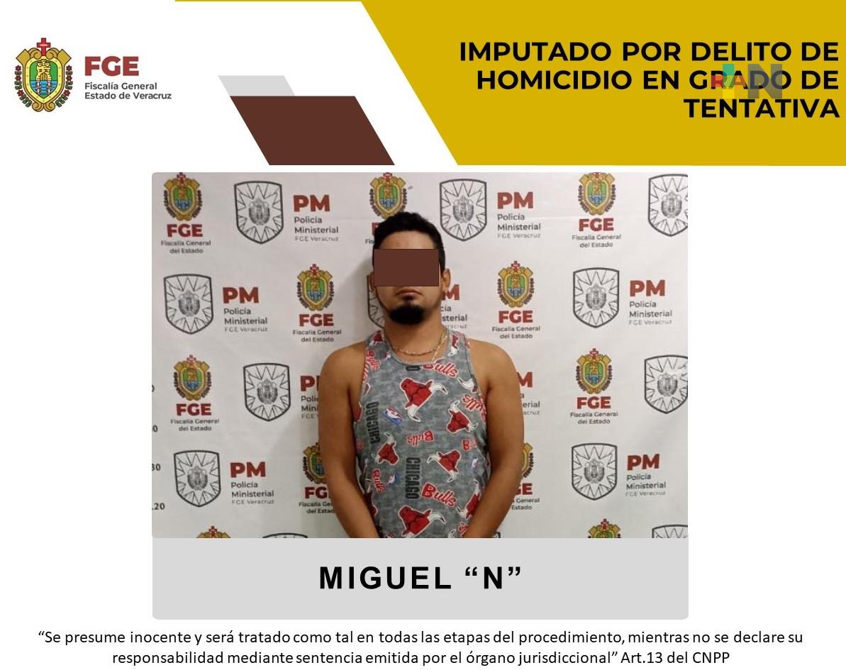 Miguel «N» es imputado por presunto delito de homicidio en grado de tentativa