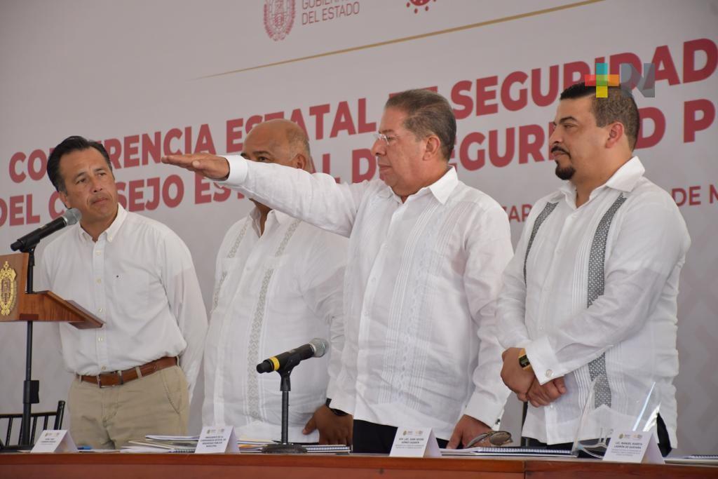 Tomó protesta alcalde de Tuxpan  como Presidente de la Conferencia Estatal de Seguridad Pública Municipal