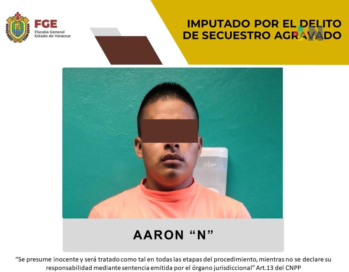 Aaron «N» es mputado por el presunto delito de secuestro agravado