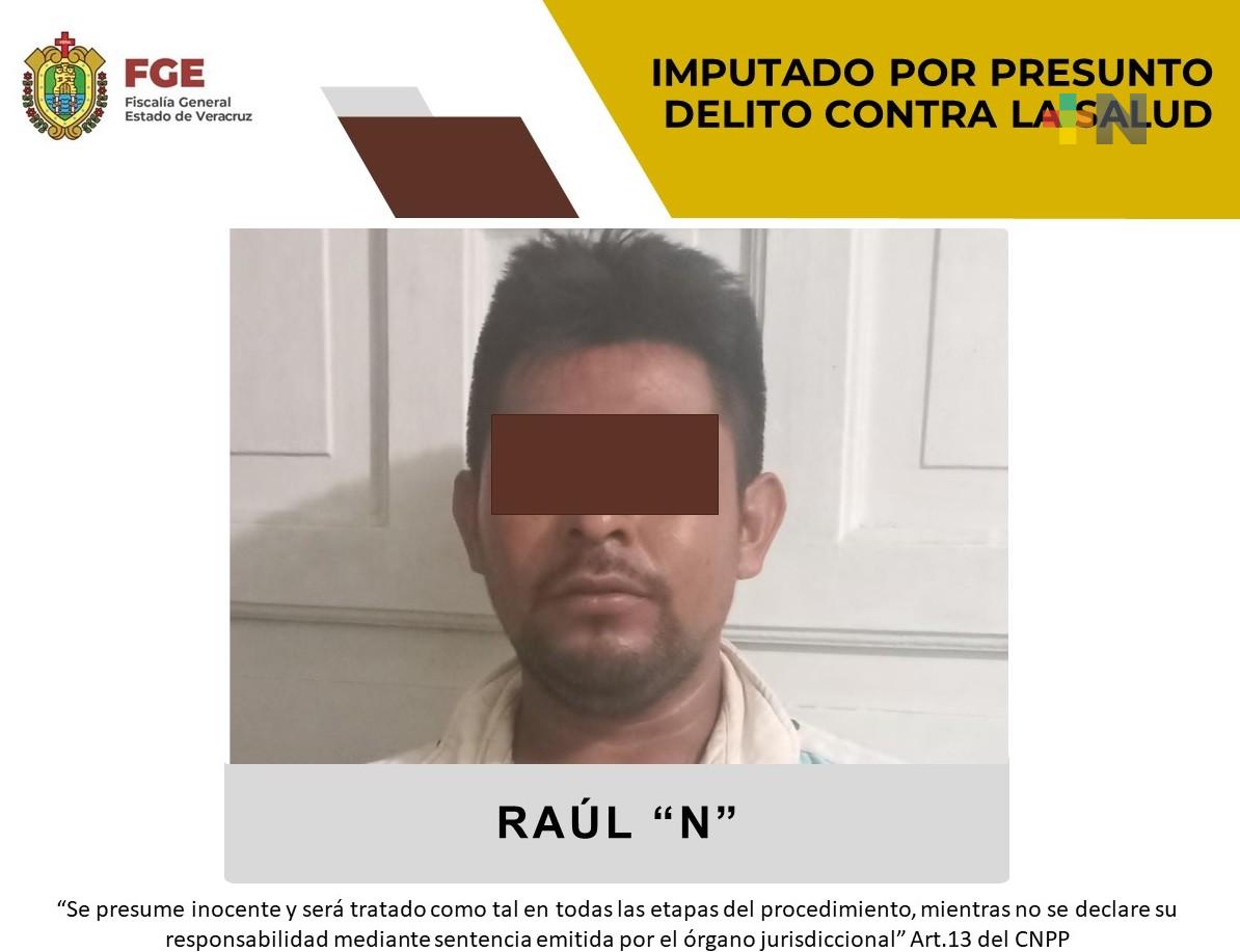 Raúl «N» es imputado por presunto delito contra a salud, al norte del estado