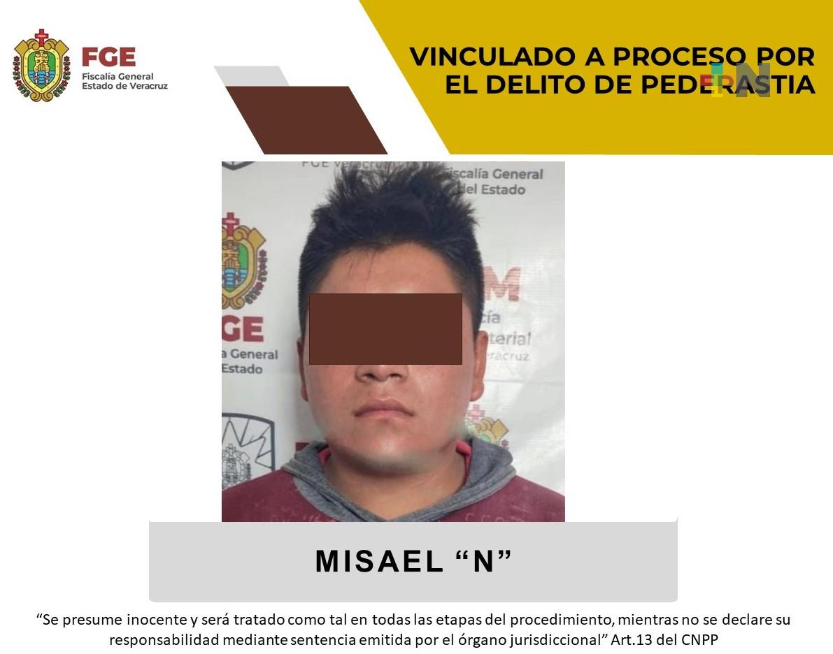 Misael «N» es vinculado a proceso por presunto delito de pederastia