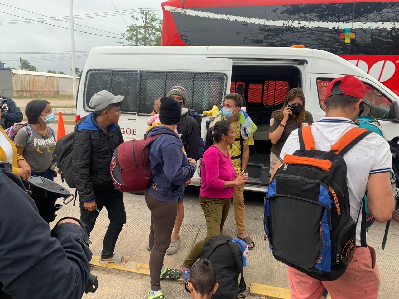 Disminuye paso de migrantes por Coatzacoalcos