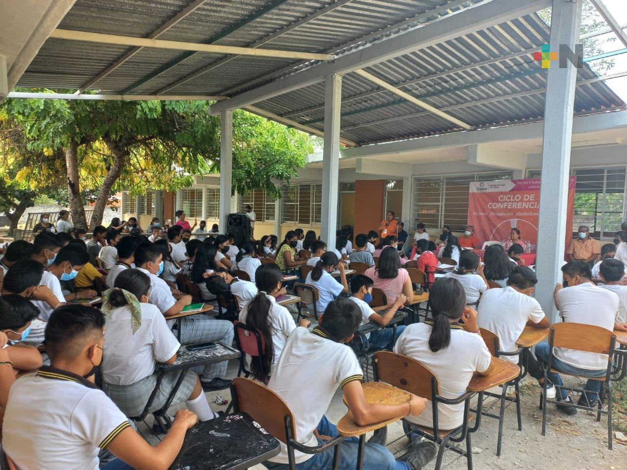 Promueve UECS el autocuidado entre estudiantes con plática de prevención en engaños telefónicos