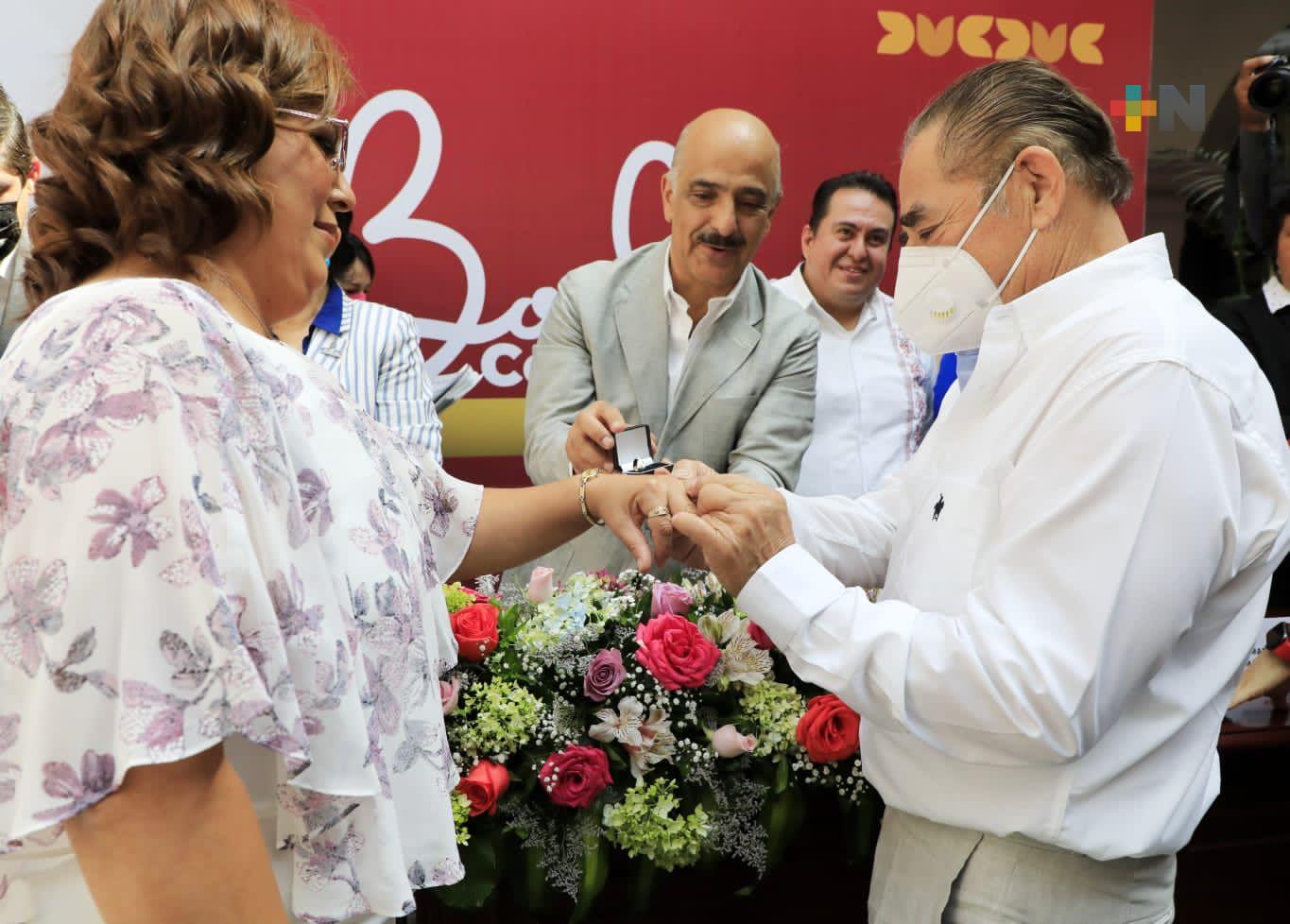 El matrimonio civil, acto de amor que da certeza legal a las familias