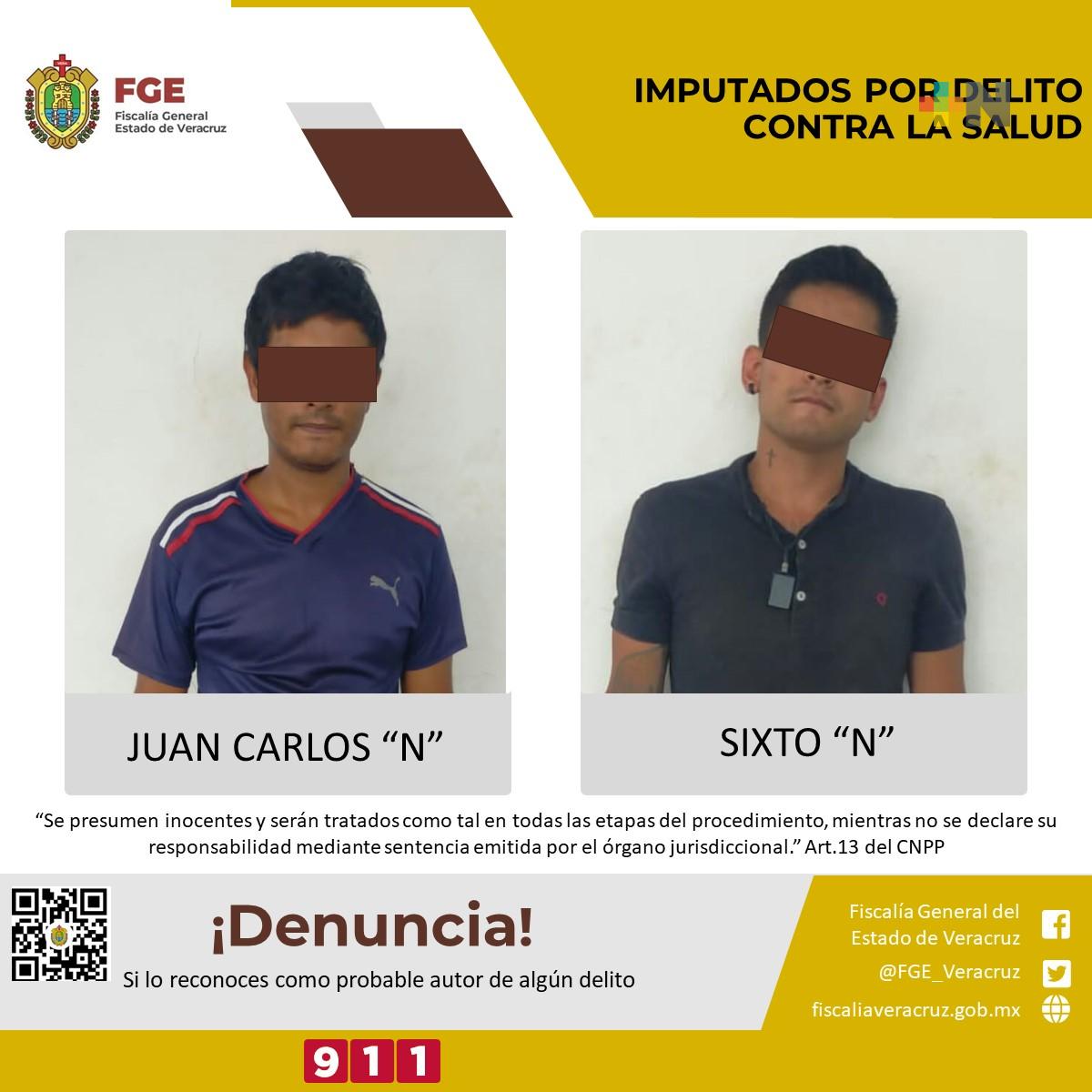 Imputados por delitos contra la salud