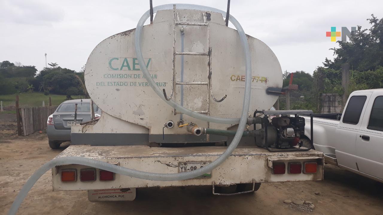 Desarrolla CAEV varios en Tuxpan para mejorar abastecimiento de agua