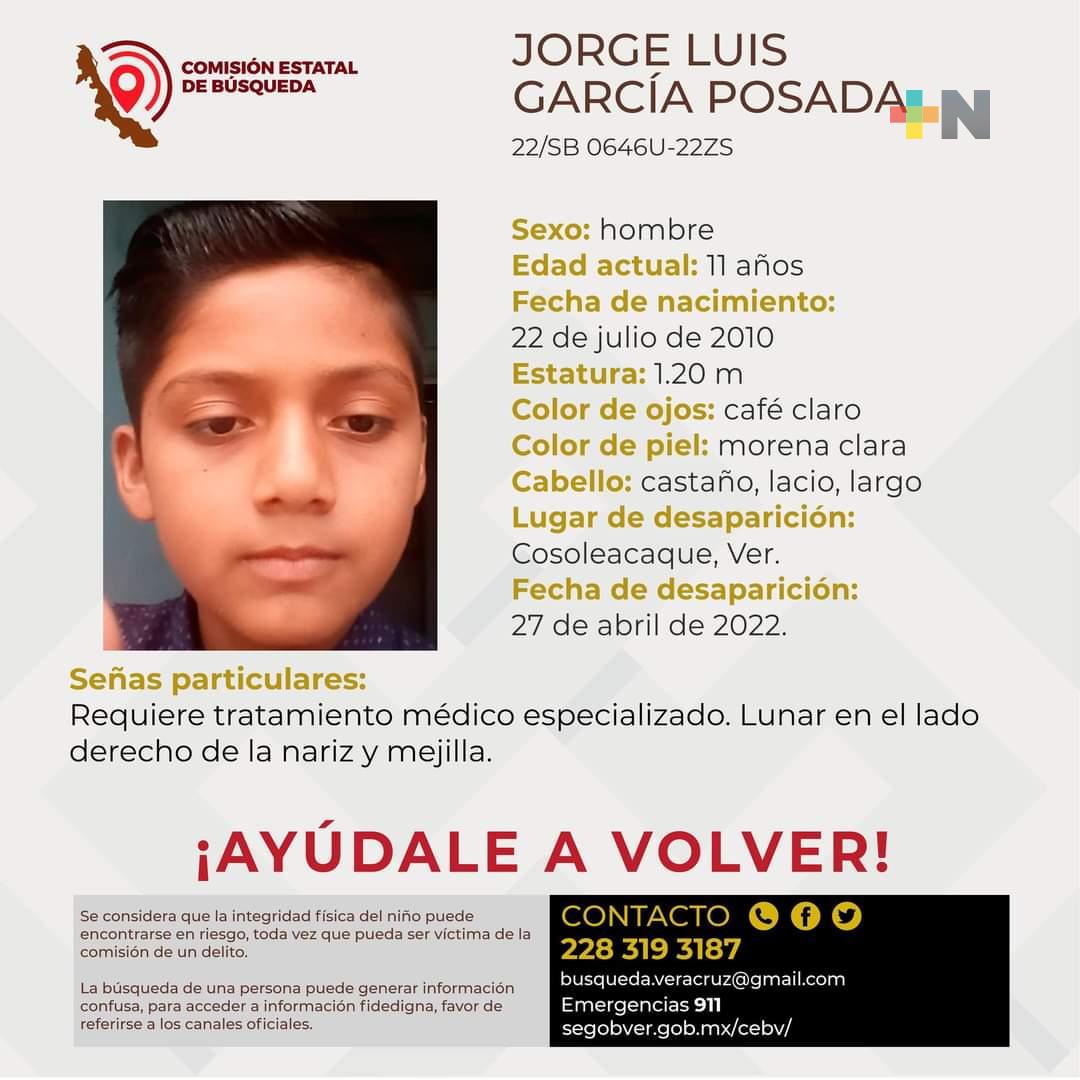 Comisión Estatal de Búsqueda reportó desaparición de un menor y una joven en la zona sur de Veracruz