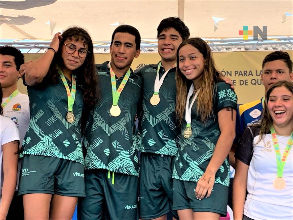 Califican 15 nadadores veracruzanos a Nacionales CONADE, en Aguas Abiertas