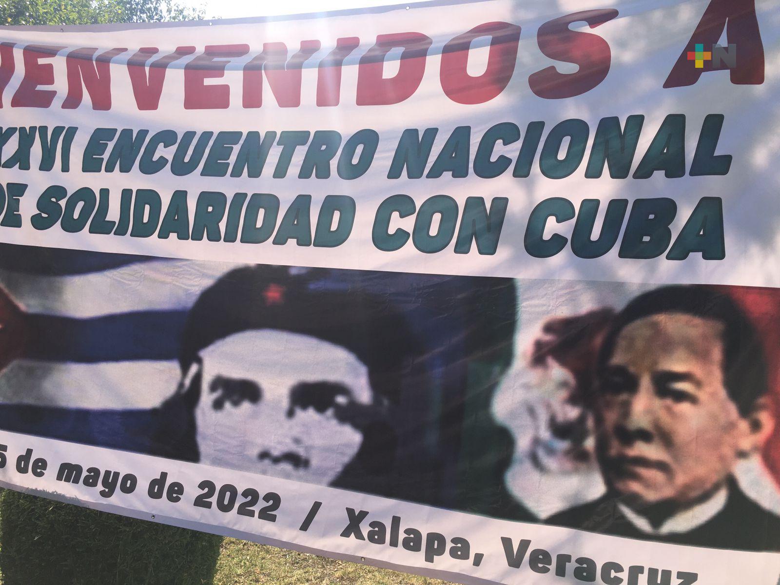 Finaliza Encuentro Nacional de Solidaridad con Cuba, en Xalapa