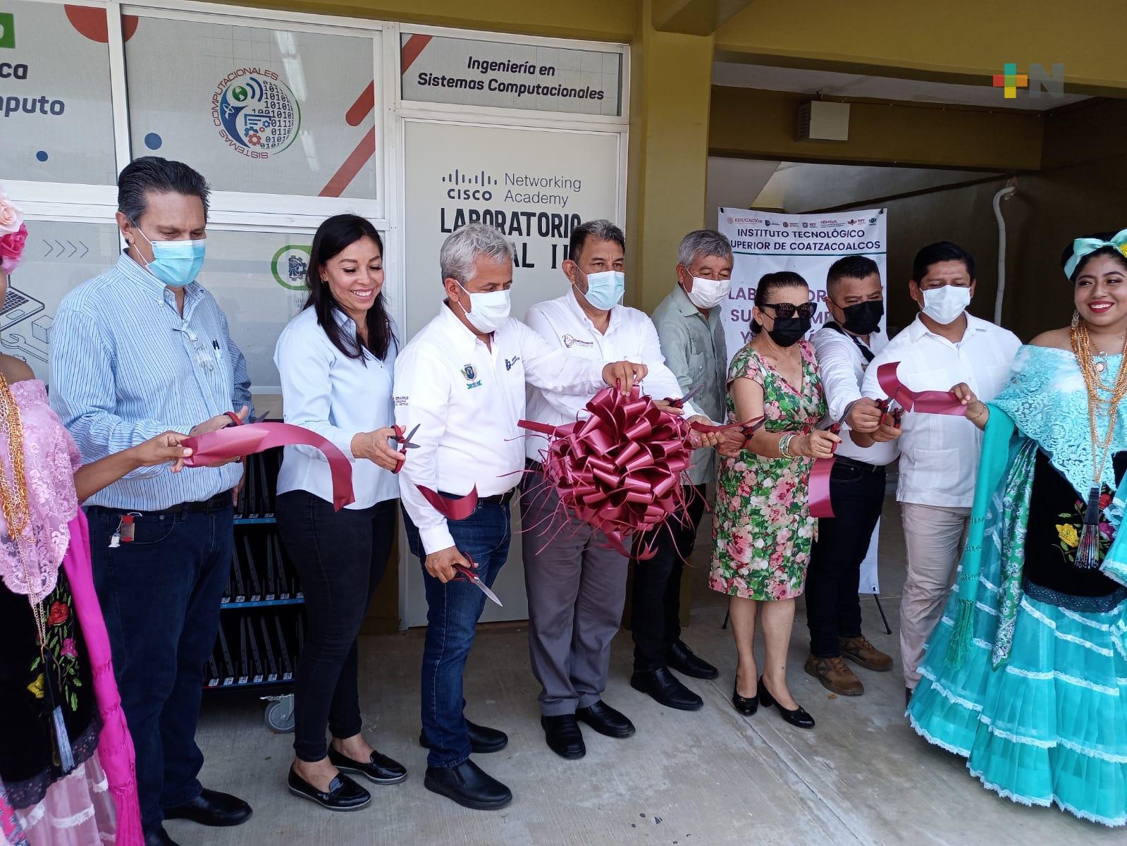 Itesco inaugura laboratorio de cómputo y telemática así como taller de Metalmécanica