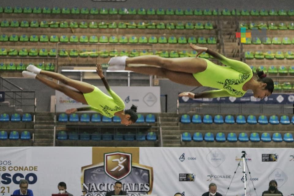 Califican 16 gimnastas de trampolín a Nacionales CONADE 2022