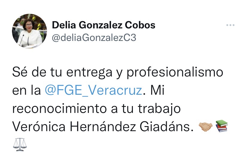 Titular del Orfis, Delia Cobos destaca labor de Verónica Hernández al frente de la FGE