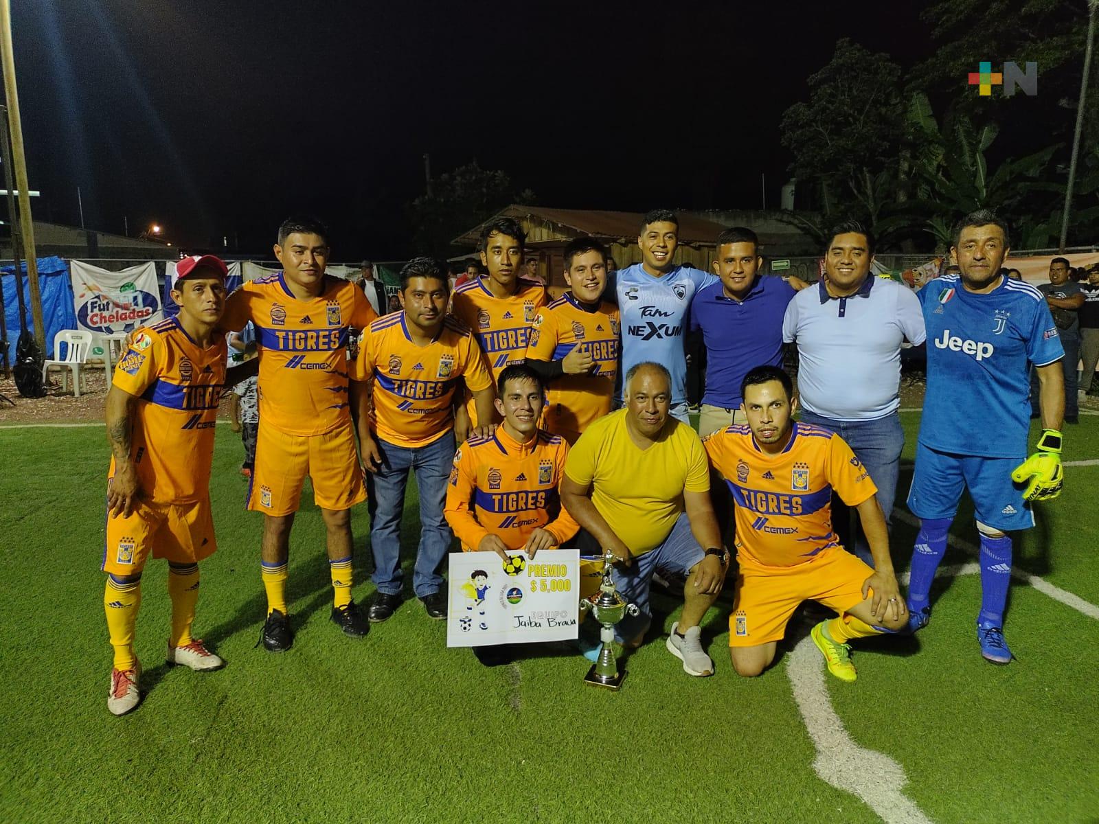 Jaiba Brava es campeón de Fut-5, en Pacho Viejo