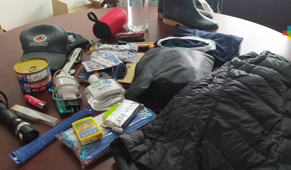 Mochila de emergencia para temporada de ciclones