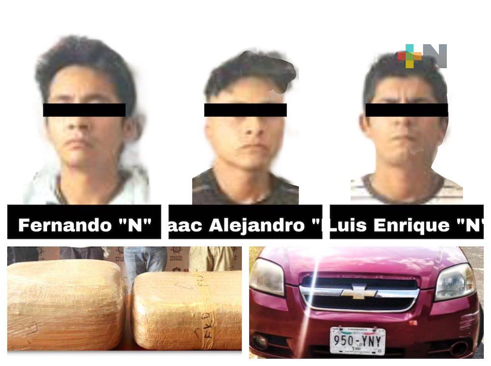 SSP captura a 3 presuntos narcomenudistas en Xalapa