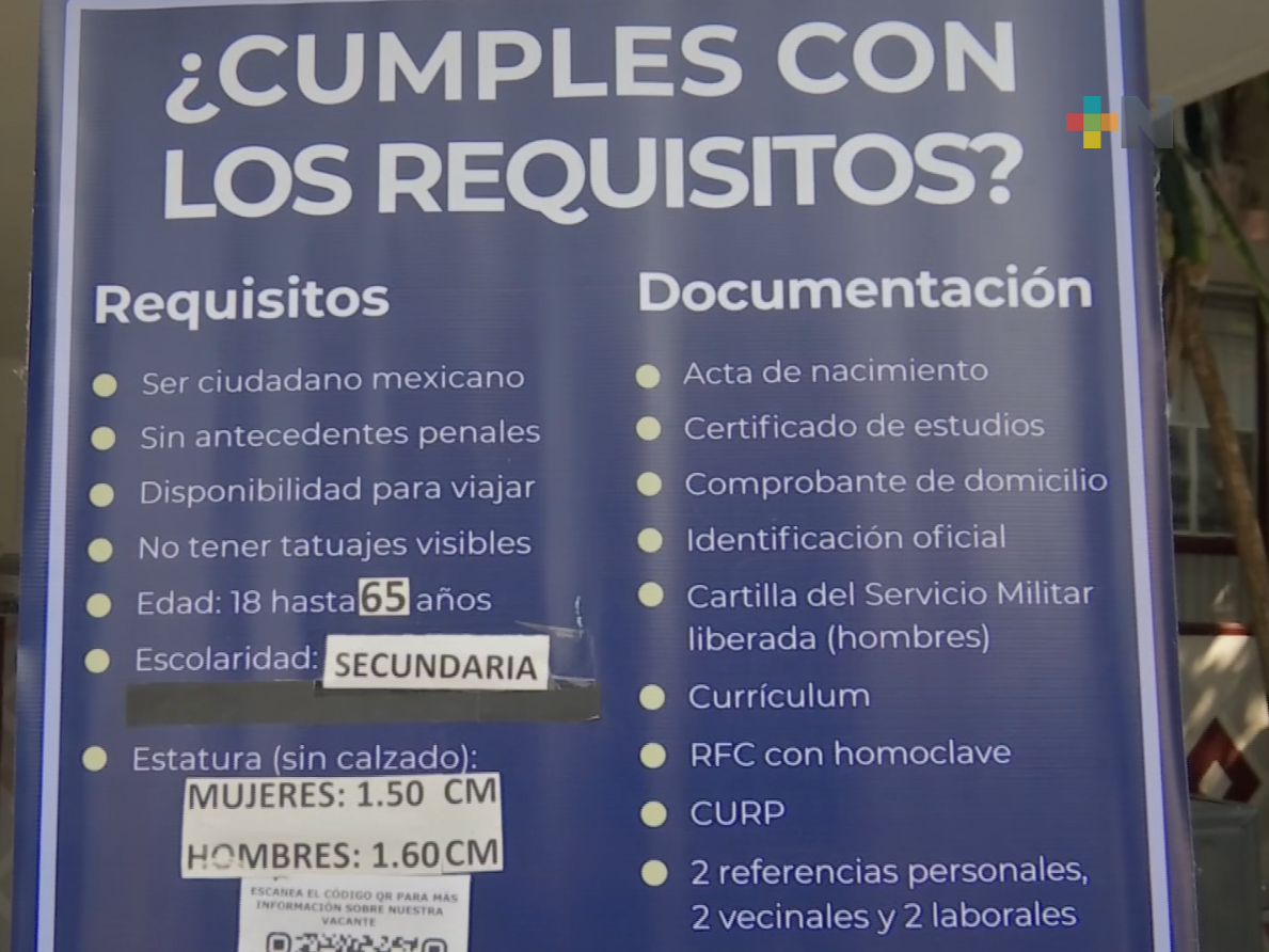 Concluye reclutamiento para guardia del Servicio de Protección Federal, en Xalapa