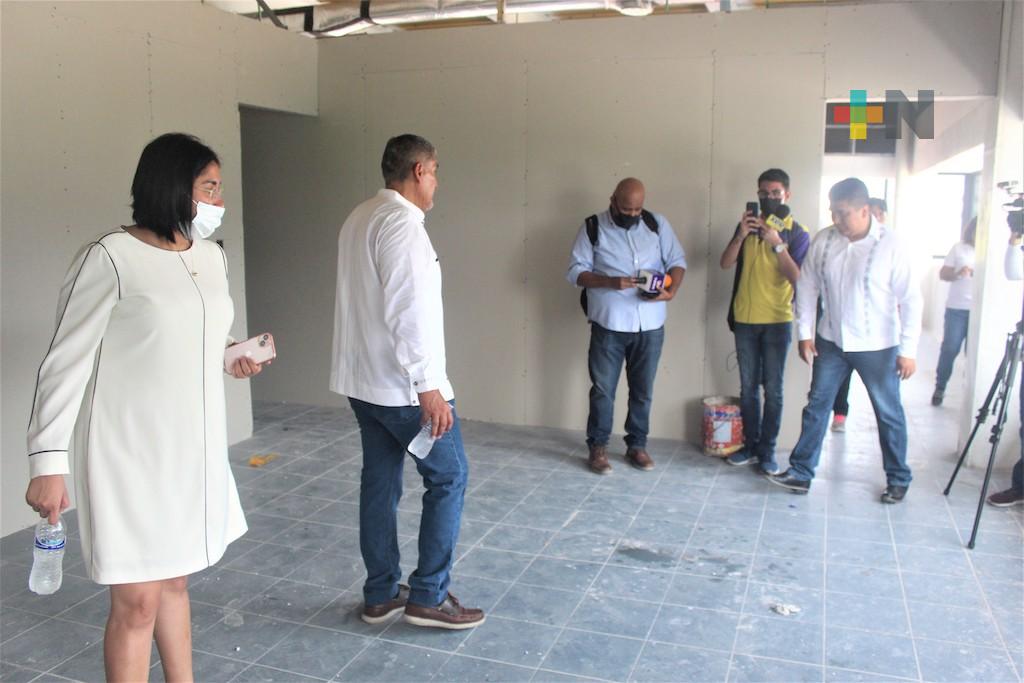 Realizan autoridades recorrido por edificio del IVD