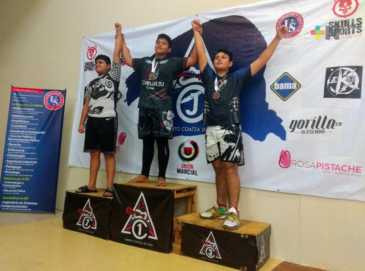 Daniel López ganó en Torneo Abierto Coatza de Jiujitsu