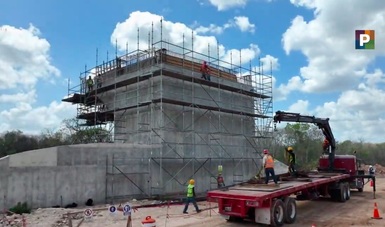 Tren Maya, avanzan obras en tramo 3 para mantener conectividad; 109 mil los empleos generados