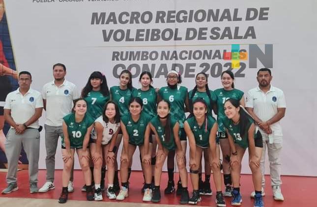Selección veracruzana de voleibol sala se alista para los Nacionales CONADE
