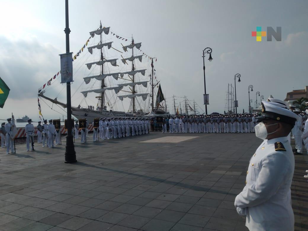 Conmemoran el 125 aniversario de la Heroica Escuela Naval Militar