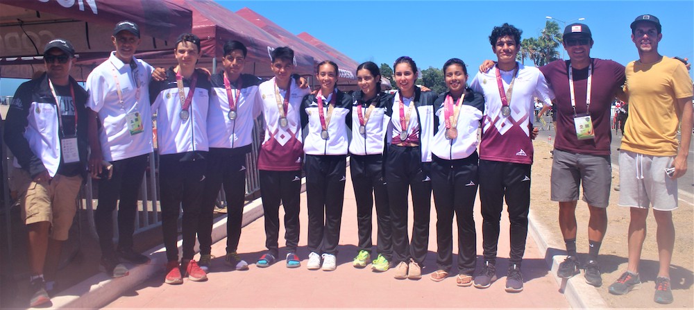Cierra Veracruz con dos platas en Relevos de Triatlón