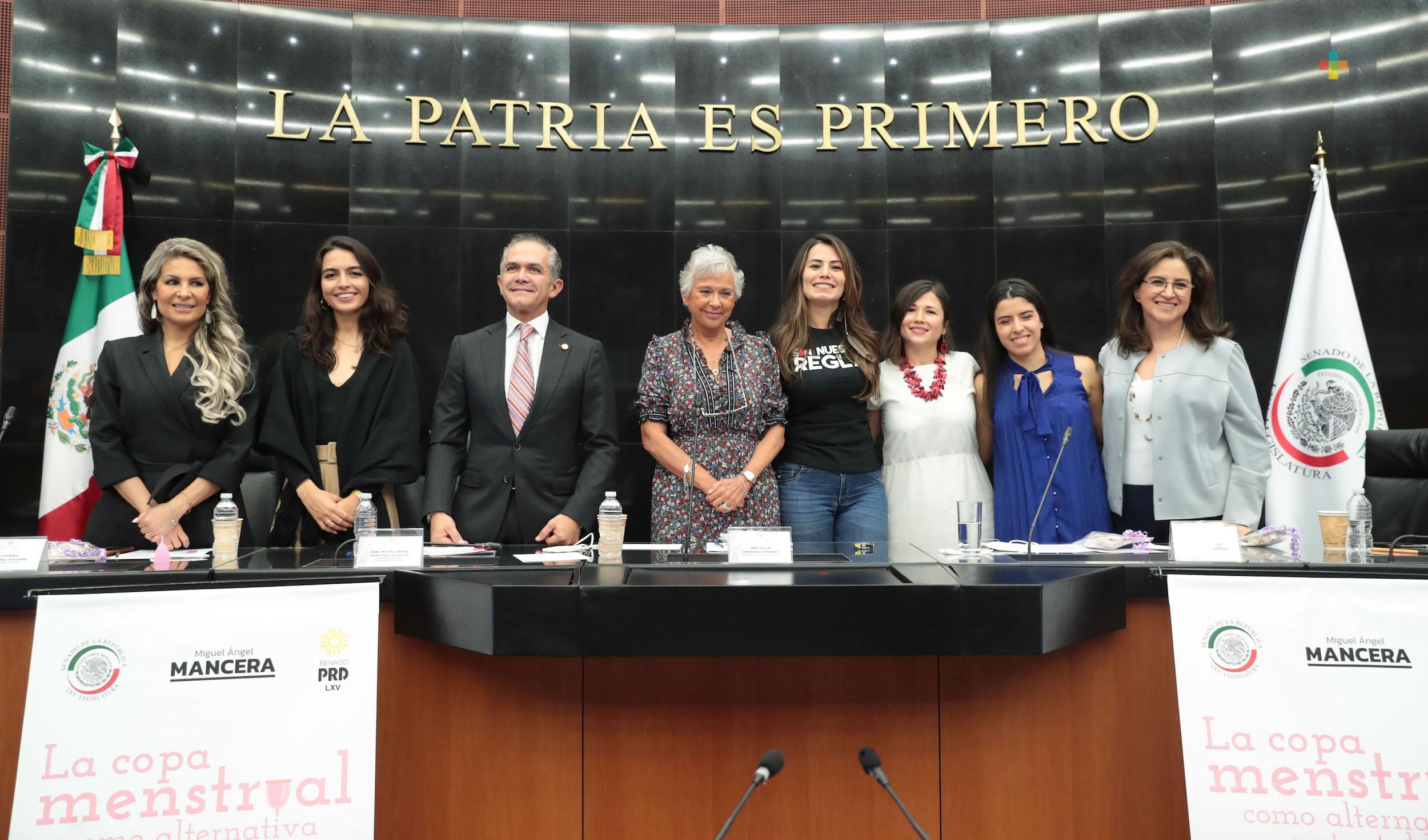 Demandan desde Senado facilitar acceso a productos de gestión menstrual