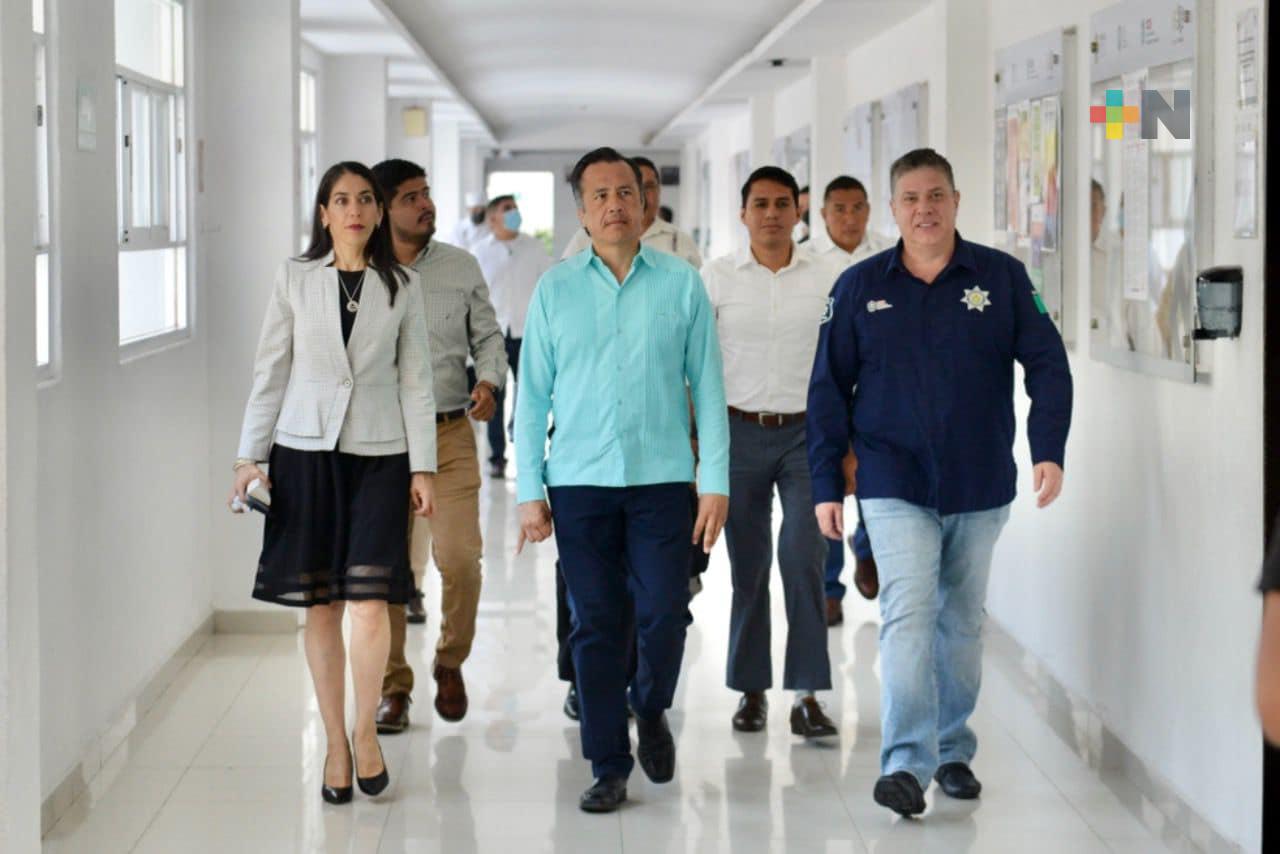 Gobernador Cuitláhuac García reiteró su compromiso con el respeto a la libertad de expresión