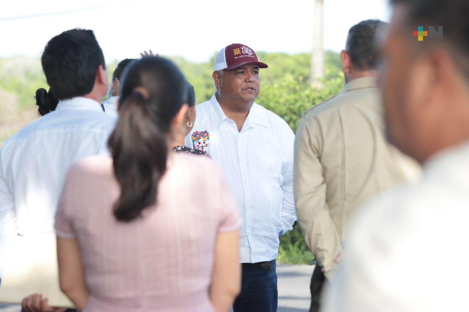 Secretario de Gobierno recorre predios en Manlio Fabio Altamirano, ahí se construirá cuartel de Guardia Nacional