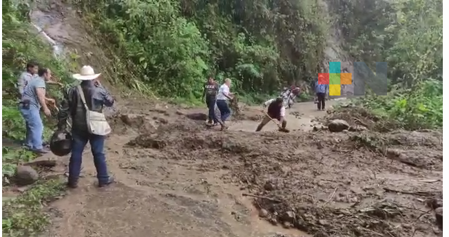 Provoca inundaciones, deslaves y derrumbes, lluvias en Zongolica