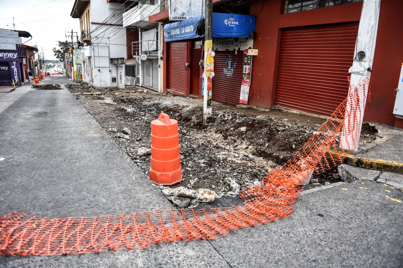 Continúa rehabilitación de calles del centro de Xalapa