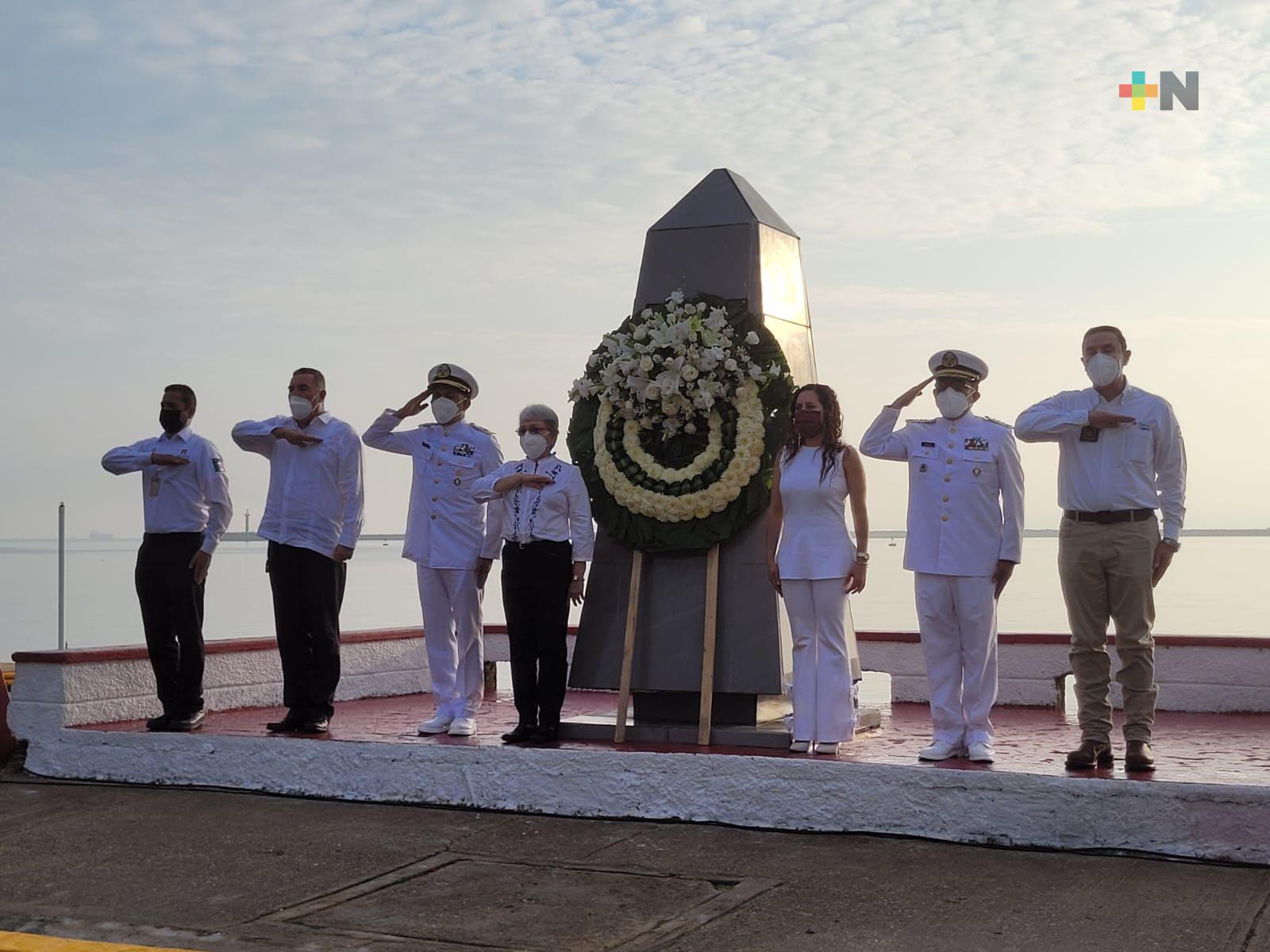 Autoridades conmemoran Día de la Marina Nacional en Coatzacoalcos