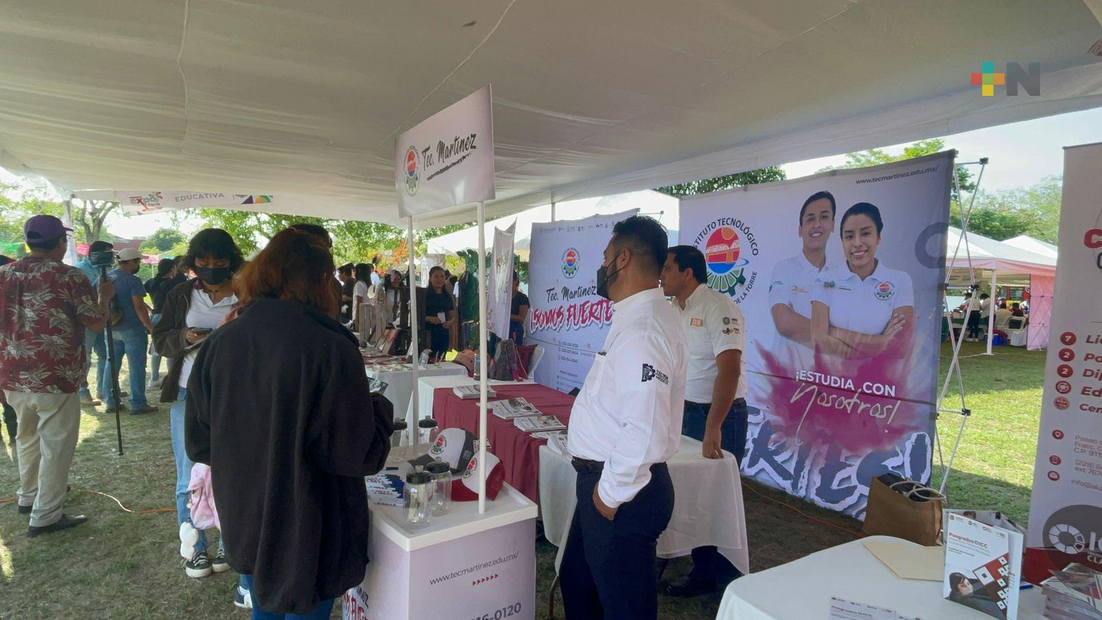 Un éxito Expo Feria Educativa Región Nautla realizada en Martínez