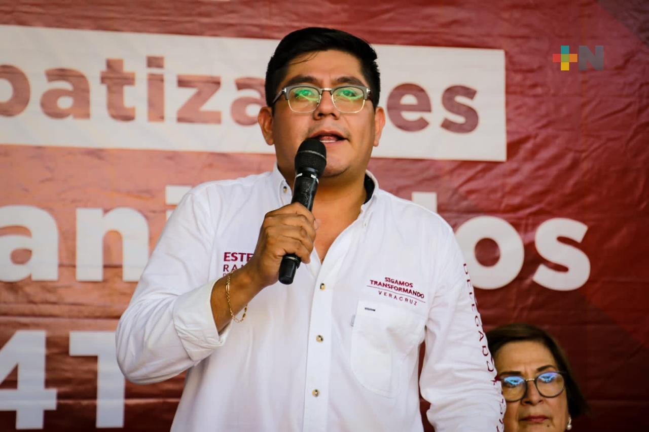 Morena sigue dando buenos números en Veracruz: Esteban Ramírez