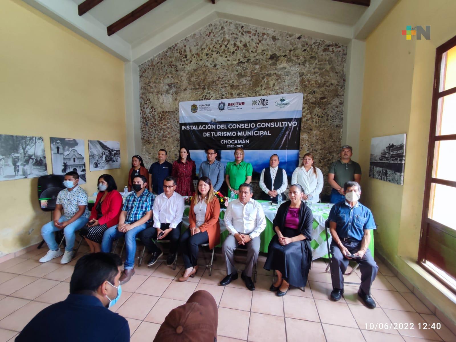 Instalan Consejo Consultivo de Turismo en Chocamán