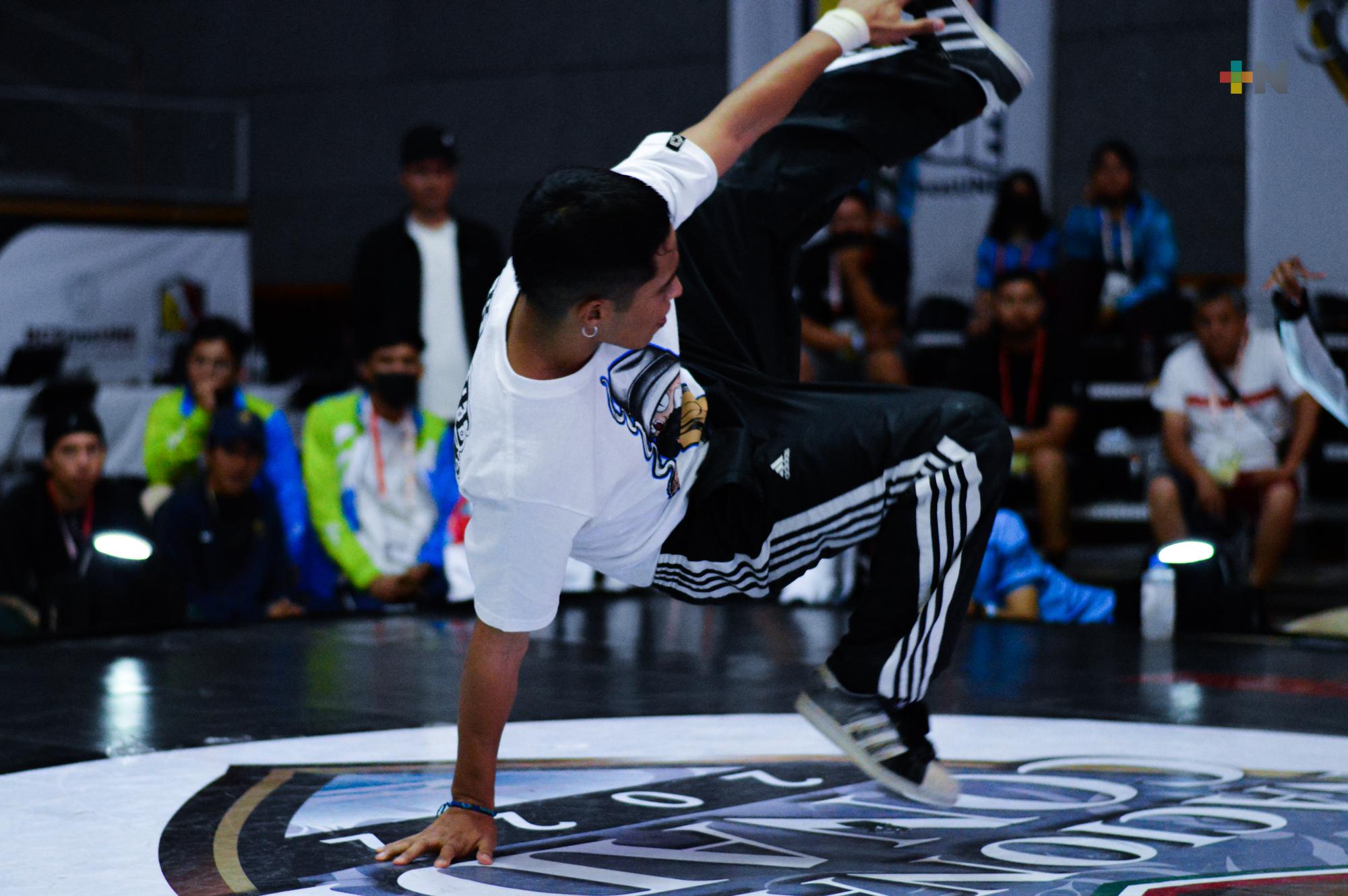 Veracruz gana presea de plata en «breaking» de Nacionales CONADE