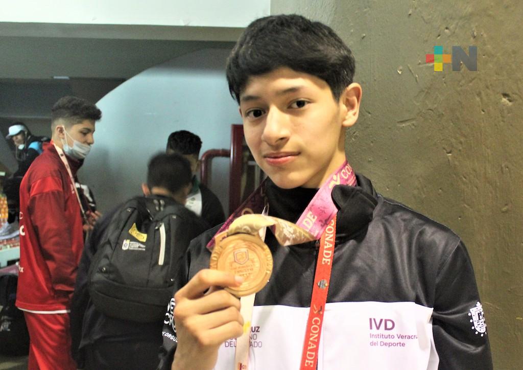 Ángel Luna gana bronce en judo de Nacionales Conade