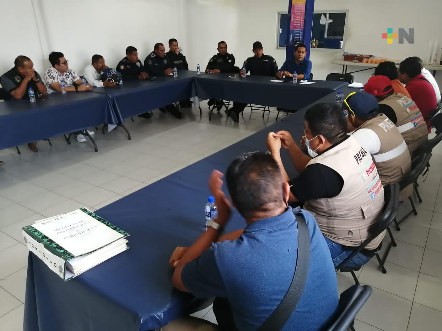 Coordina CEAPP mesa de trabajo con reporteros policiacos de Poza Rica y SSP