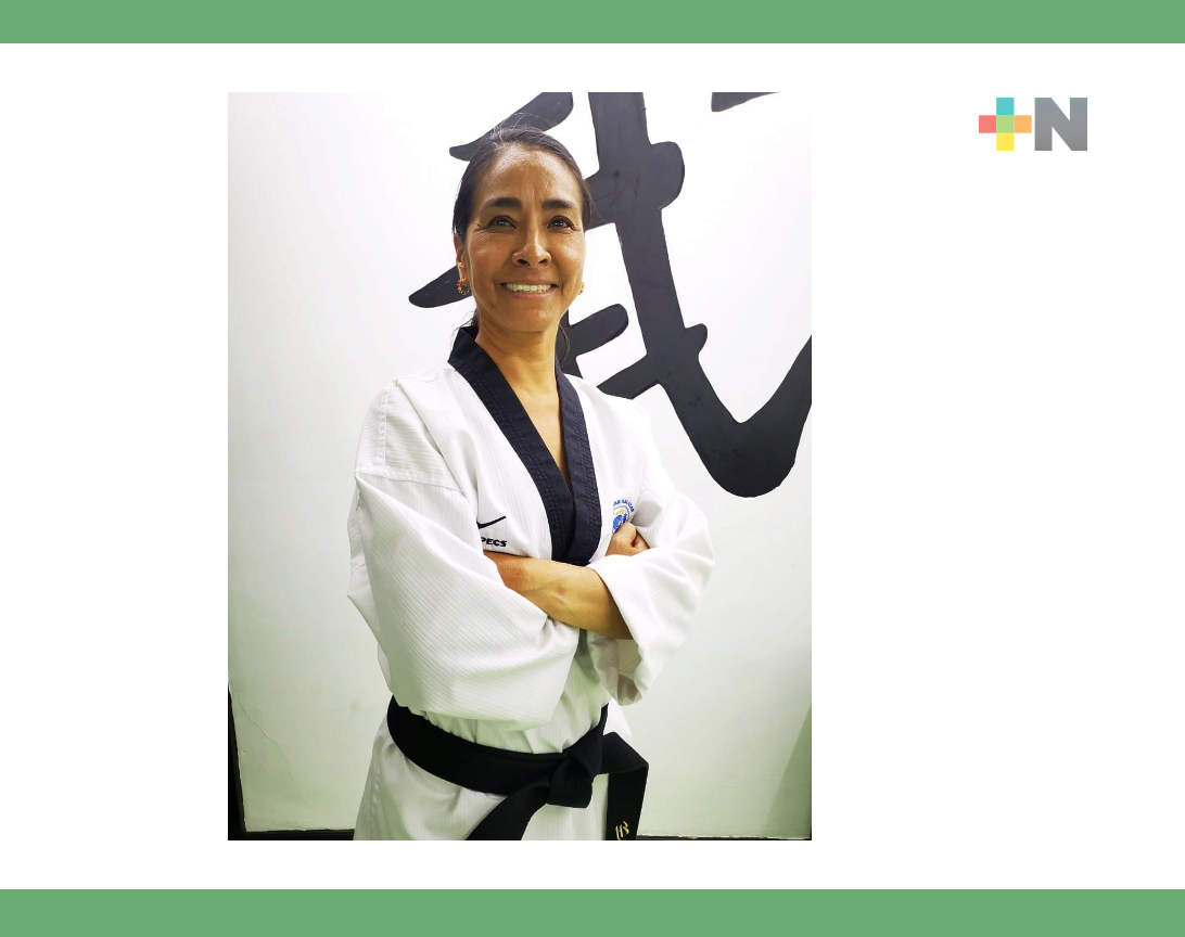 Evaluará multimedallista Carmen Morales a alumnos de Il Shim Taekwondo