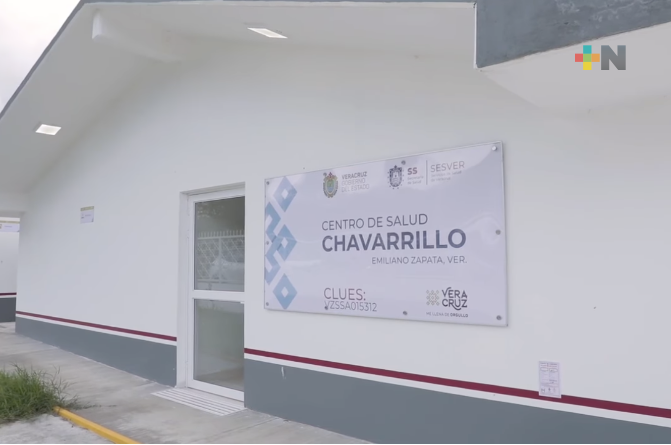 Inaugura Cuitláhuac García ampliación del Centro de Salud en Chavarrillo