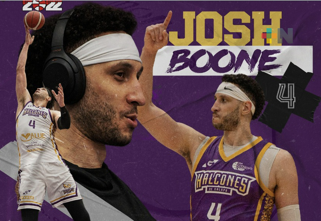 Josh Boone seguirá con Halcones de Xalapa en Liga SISNOVA/LNBP