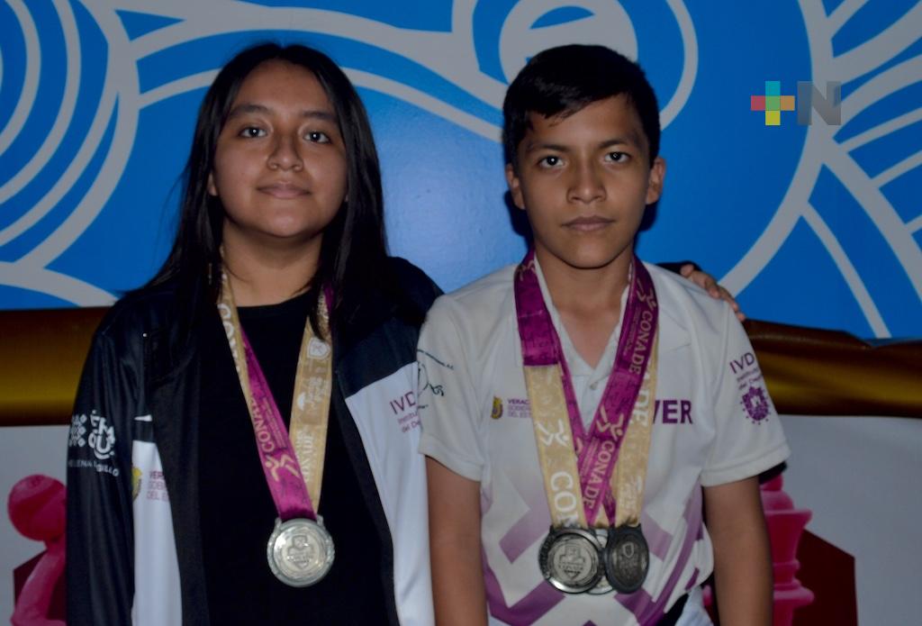 Logra Veracruz cinco medallas de plata en ajedrez