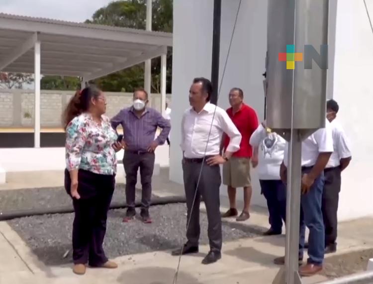 Gobernador supervisa planta de tratamiento de aguas residuales ubicada en La Antigua