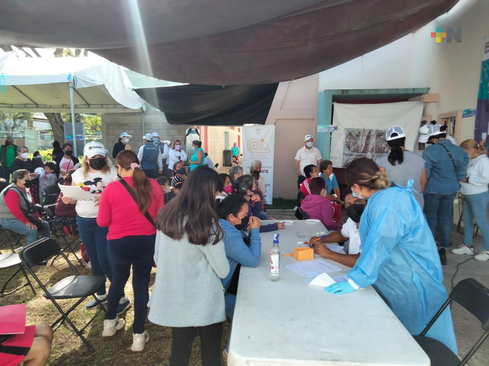 Llega Segunda Feria de la Salud a centro comunitario del FOVISSSTE en Xalapa