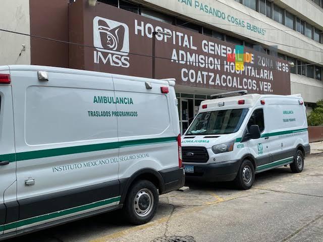 Por casos Covid, reportan ocupación del 100% de camas en IMSS de Coatza