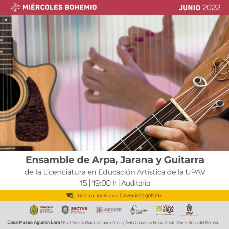 Invita IVEC a los “Miércoles bohemios” en la Casa Museo Agustín Lara